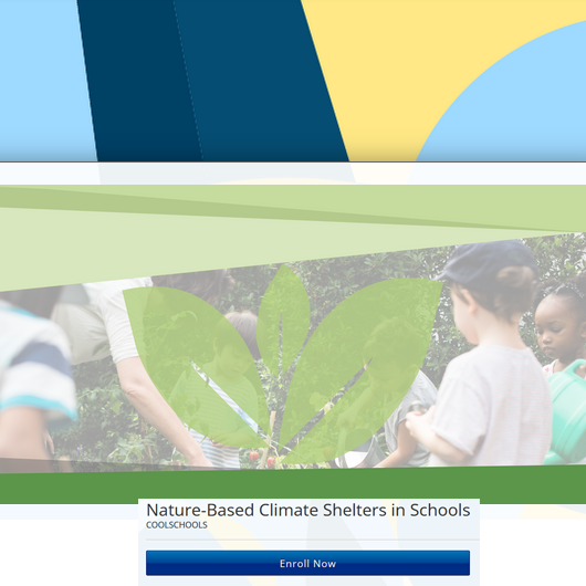 MOOC Nature-based Climate Shelters in Schools